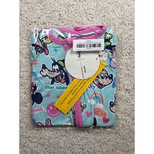 Little Sleepies Mickey Clubhouse Shorty Zippy Toddler 18-24M Blue Disney Bamboo